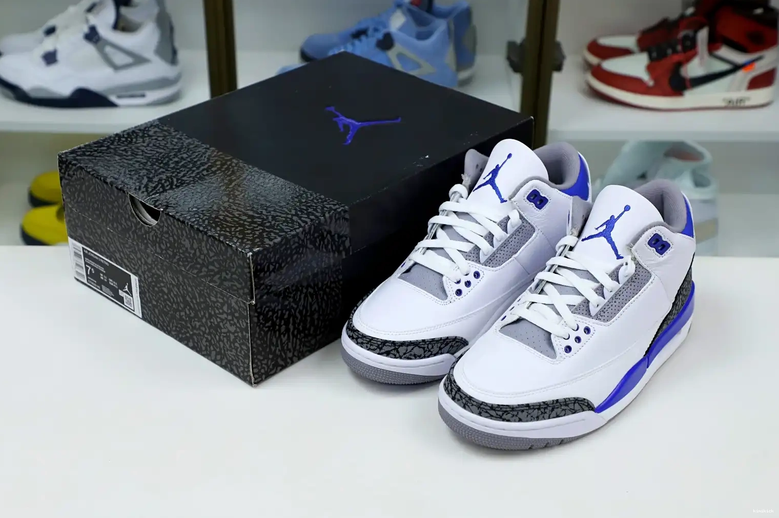Kimikick BLUE' JORDAN 'RACER AIR RETRO 3 0419